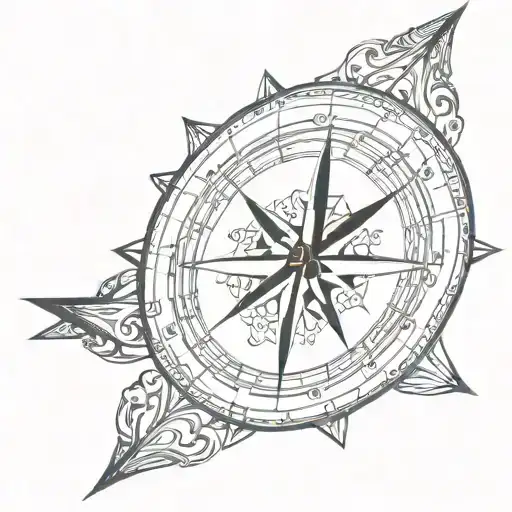 Compass Arrow Design