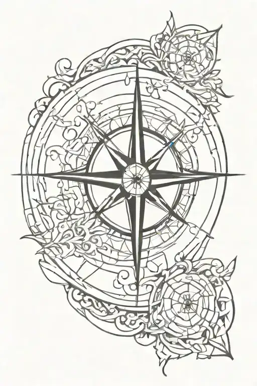 Christian Inspired Compass Rose