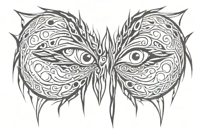 Darkness With Eyes Surrounded