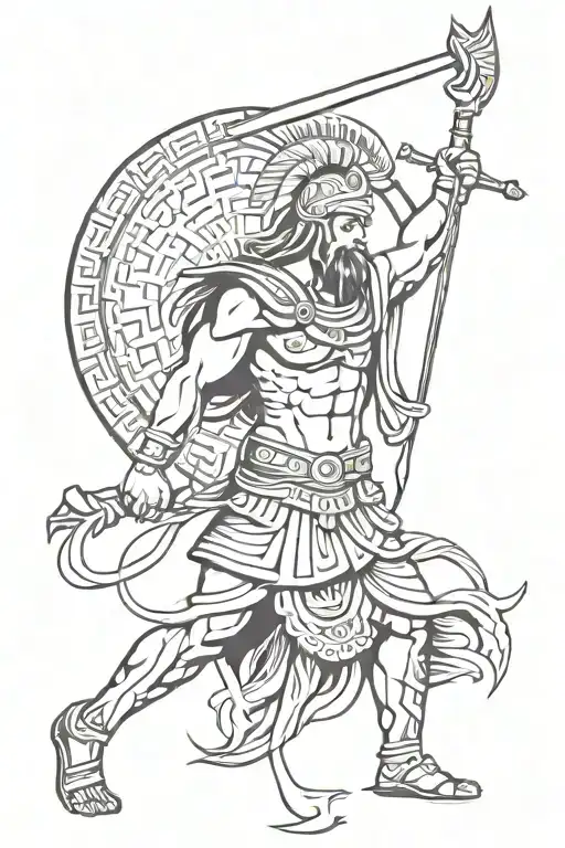 Greece God Of Warriors