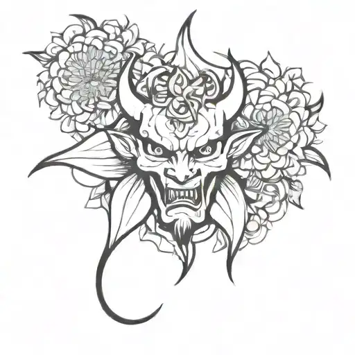 Demon In A Flower Field