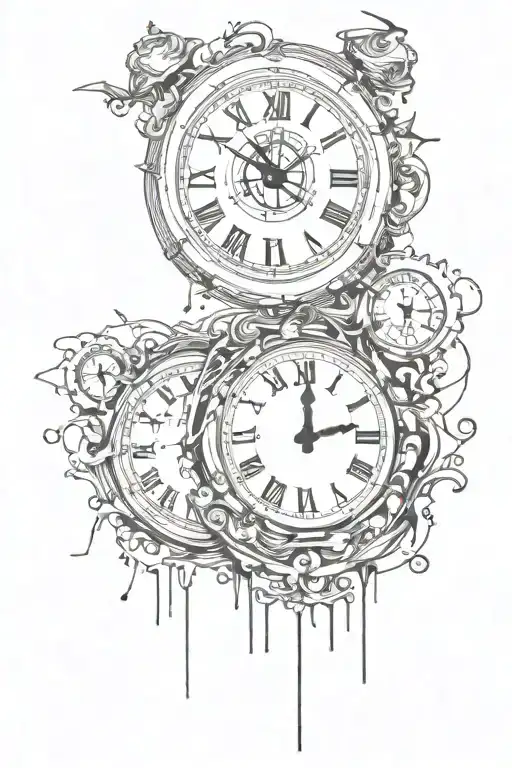 Clock Dissolving Border