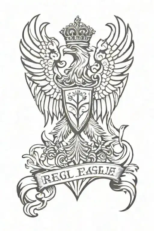 Regal Eagle Coat Of Arms