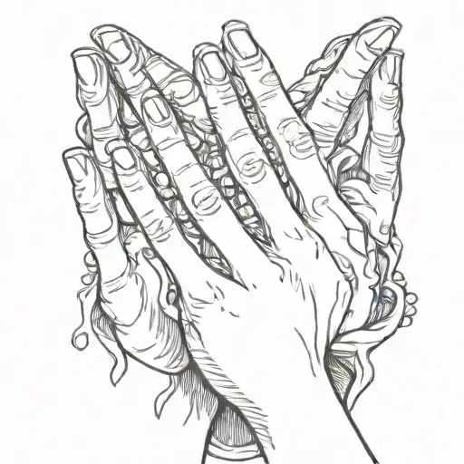 Female Hands Praying