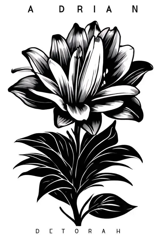 Lily With Adrian Name