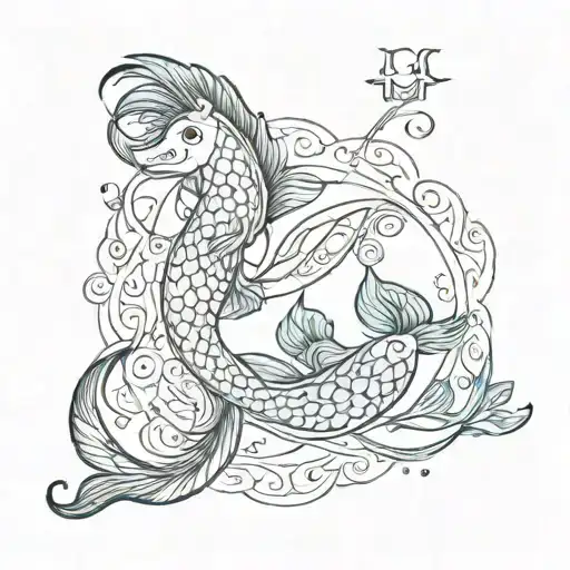 Pisces Virgo Symbol