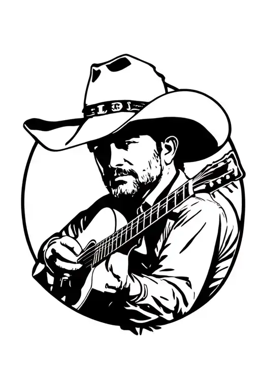 Country Music Cowboy Country Side