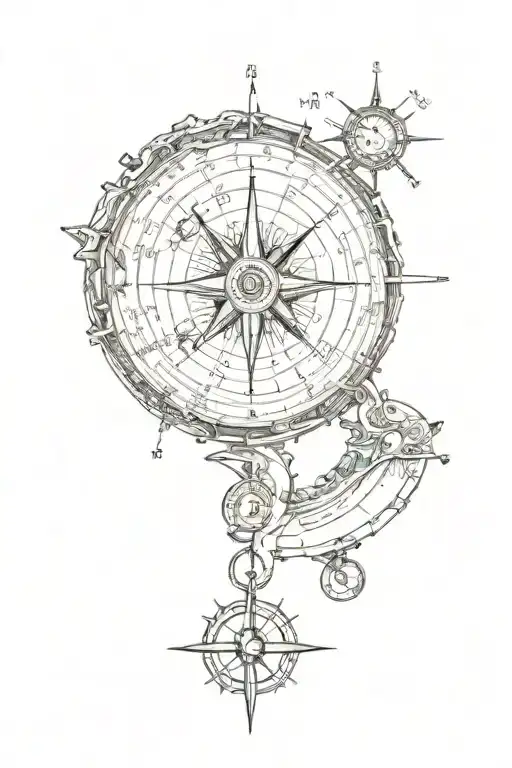 Sunshine On A Planet And A Little Compass