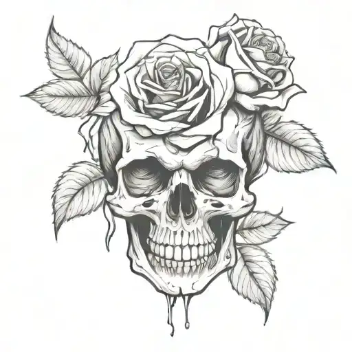 Skull Roses
