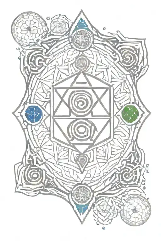 Chakra Symbol Surrounded By Baseball Diamond