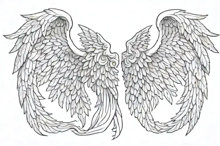 Angel And Demon Wings