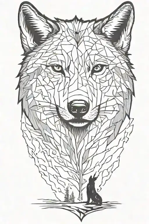 The Wolf Howls At Full Height