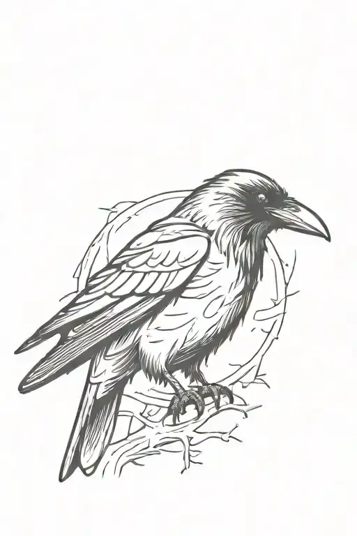 Raven On The Shoulder