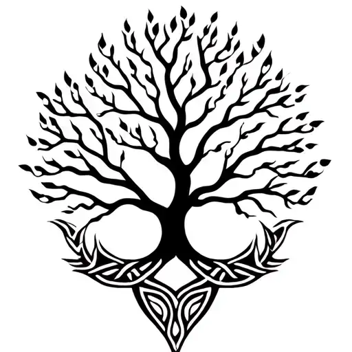 Celtic Willow Tree Of Life