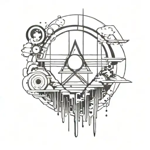 Fine Line Tattoo Related To The Indie Band Wallows