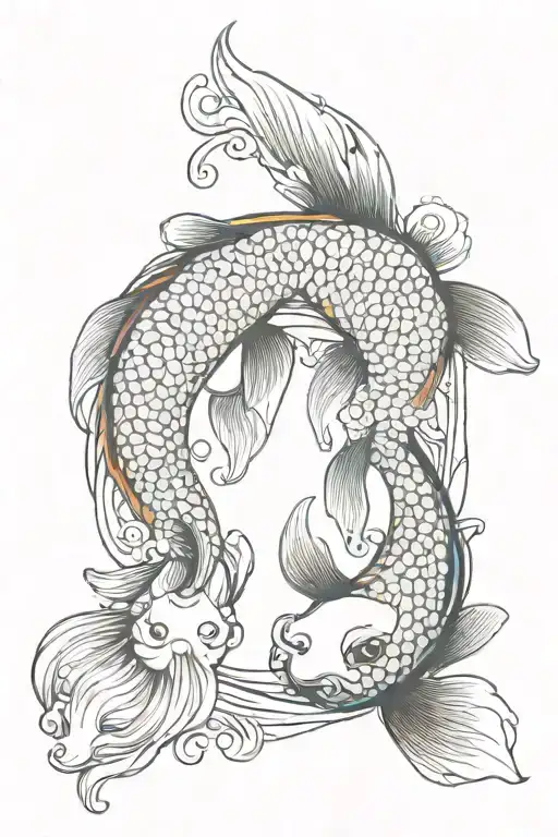 Koi Fish Yin Yang