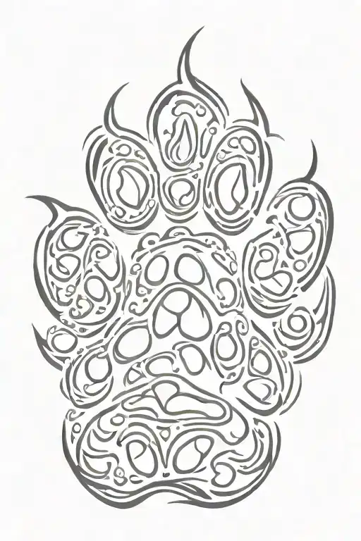 Dog Paw Print