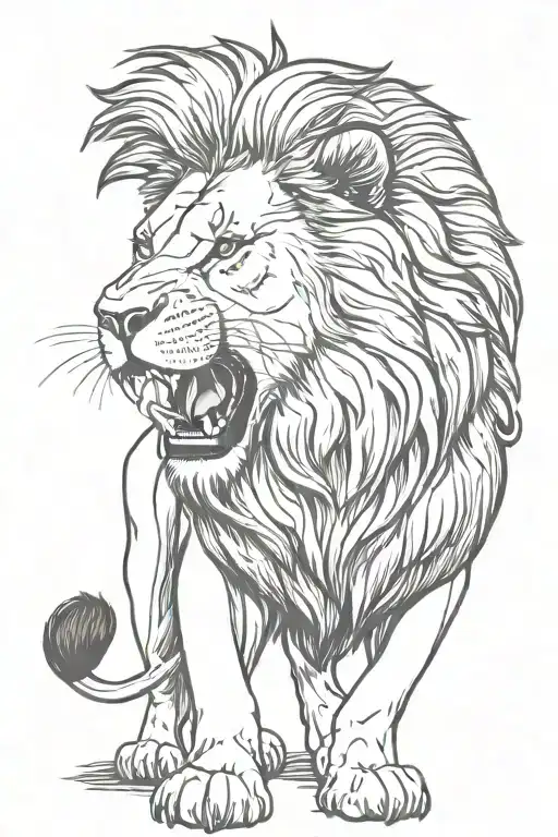 Lion Roaring