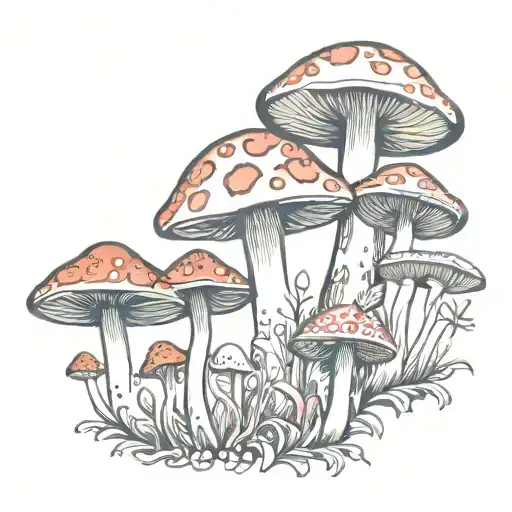 I Need A Tattoo Which Represents Life When We Pop Psychedelic Mushrooms