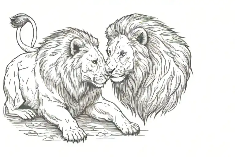 Lion Bear Love