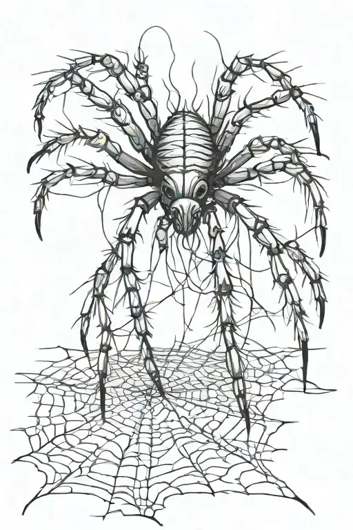 Scary Spider With Long Legs
