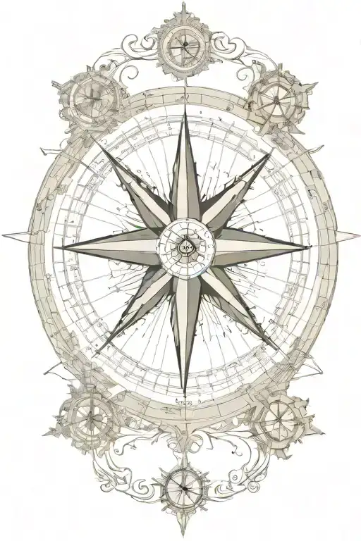 Compass Rose Map