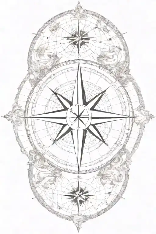 Compass Rose Map