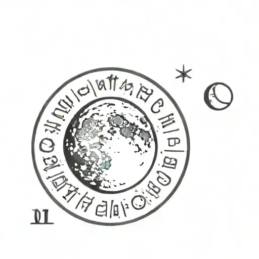 The Date 17-01-05 And The Moon