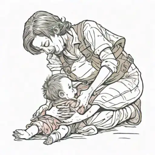 Kill Mom Holding Baby