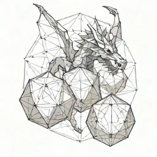 Platonic Solids That Create A Dragon