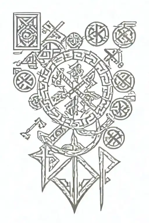 Nordic Runes Engraved