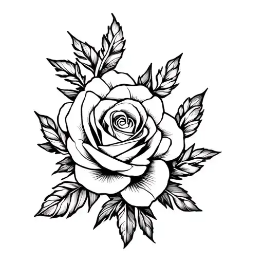 Phoenix Roses Small Tattoo Design Inspired
