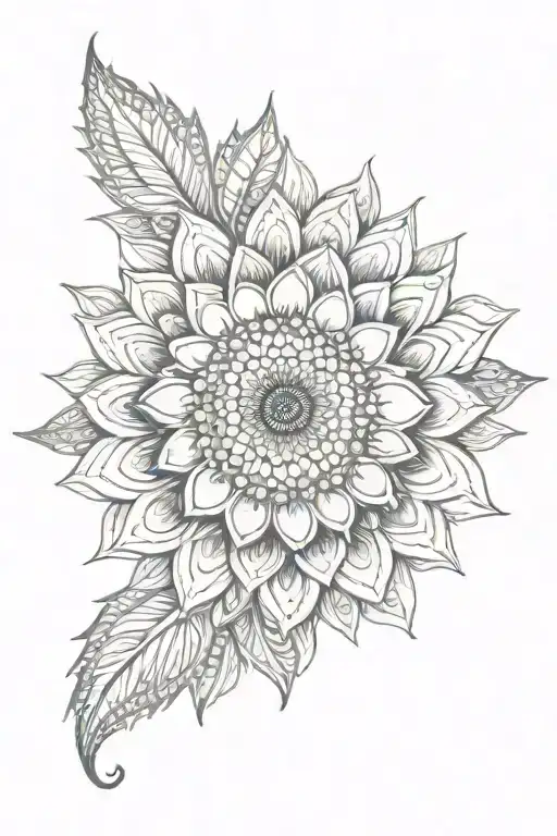 Mandala Sunflower