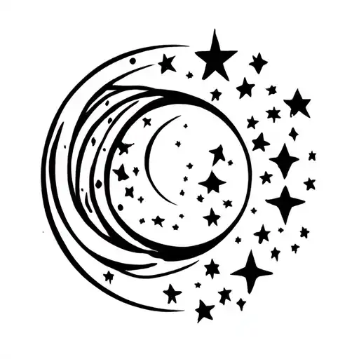 Moon And Stars