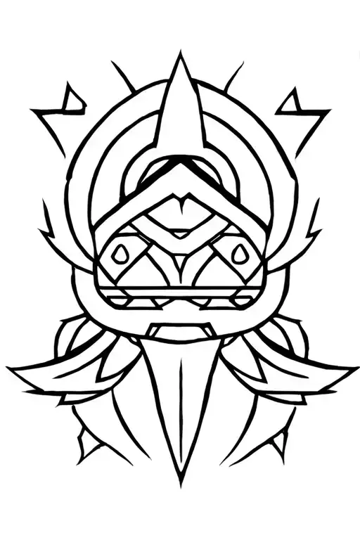 Sheikah Symbol With Krokmou