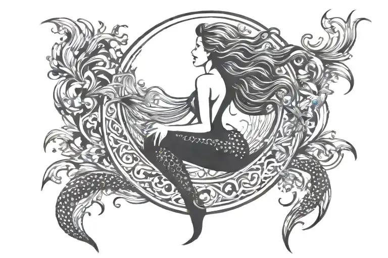 Mermaid Full Moon