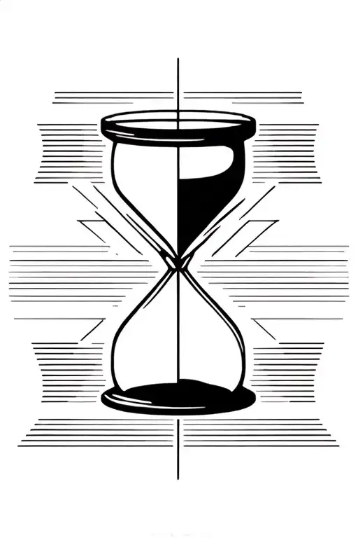 Design Showing The Hourglass