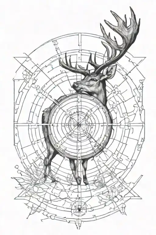 Deer In Crosshairs