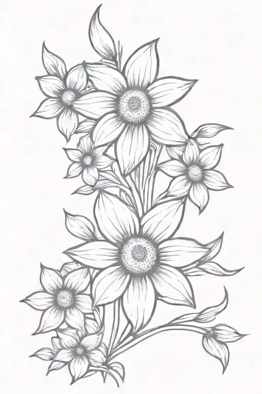 Daisies And Daffodils