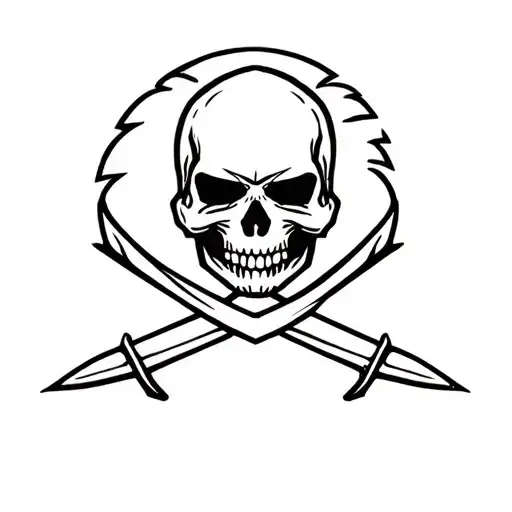 Skull With Crossed Swords