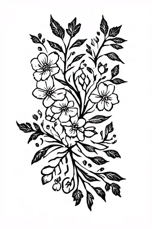 Floral Pattern Forest