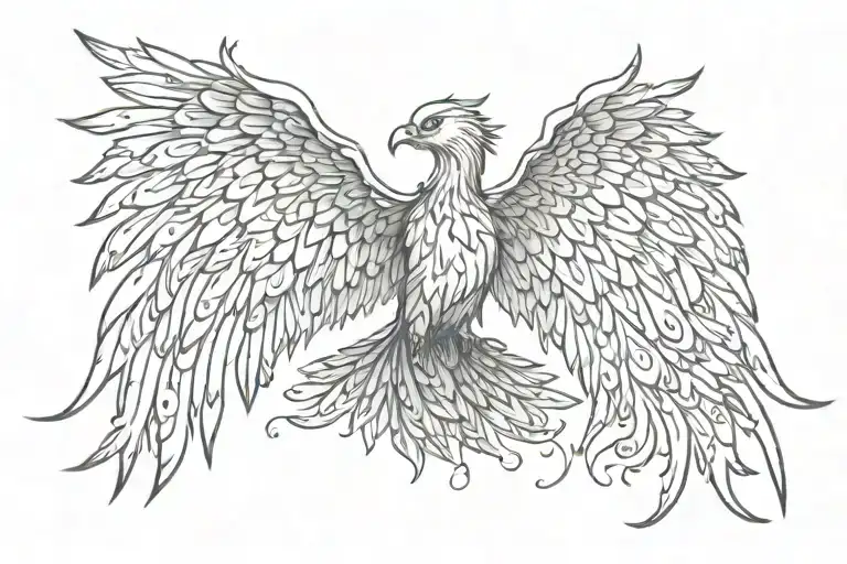 Phoenix Wings Spread