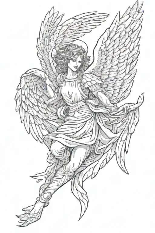 Angel On The Wings Of An Eagle