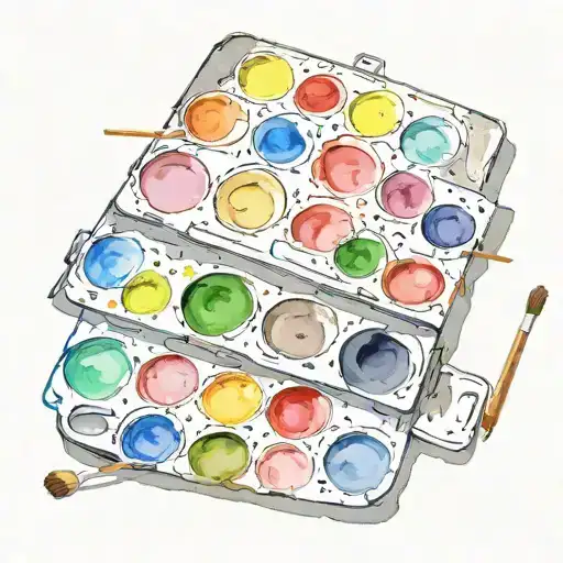 Watercolor Painting Palette