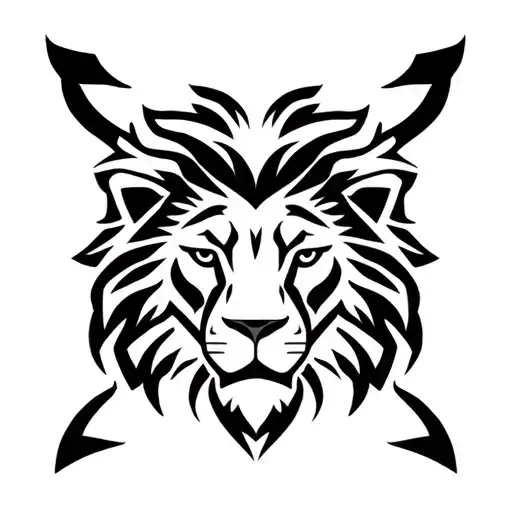 Lion With 2007 And G Inicials