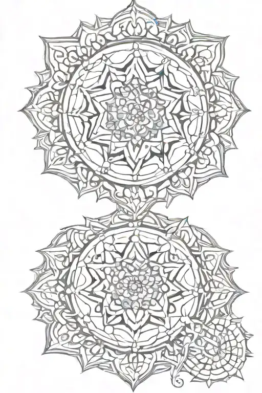 Gothic Mandala Design