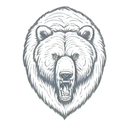 Grizzly Bear Attacking