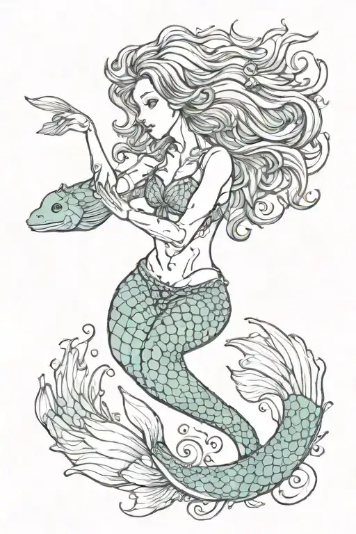 Mermaid Swimming
