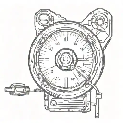 Broken Car Volume Dial Busted Up With Broken Pieces