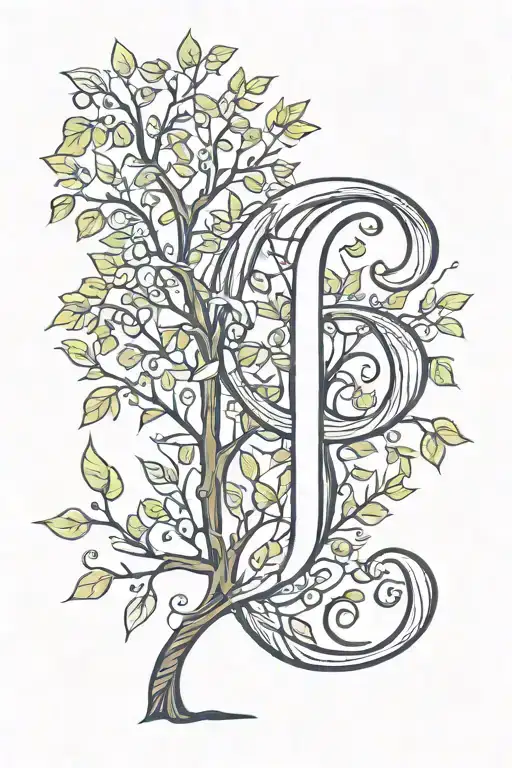 Letter S Letter E Musical Symbol Tree Branch